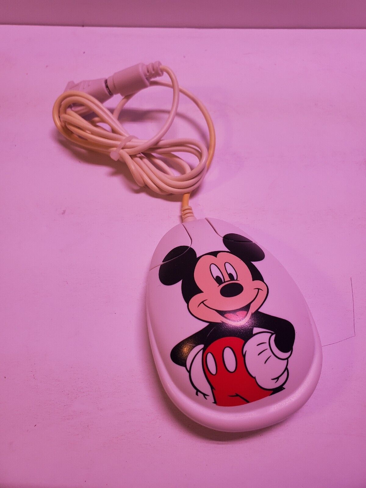 Vintage Walt Disney World  Disney Mickey Mouse Wired Computer Mouse