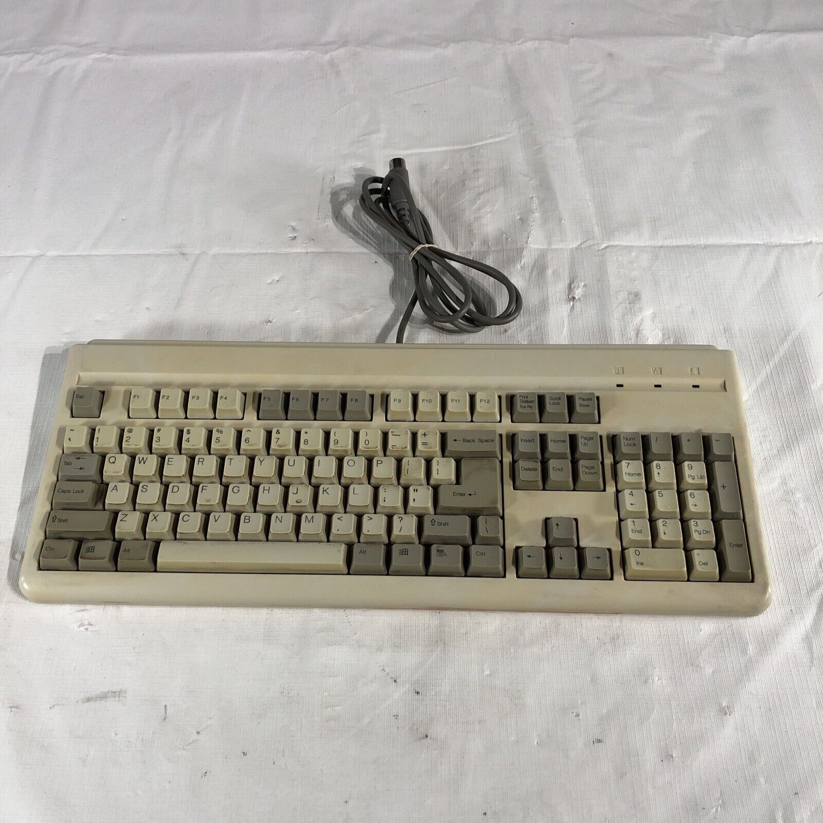 Vintage Maxi Switch Keyboard Model 2196002 Untested AS IS AT Interface L41