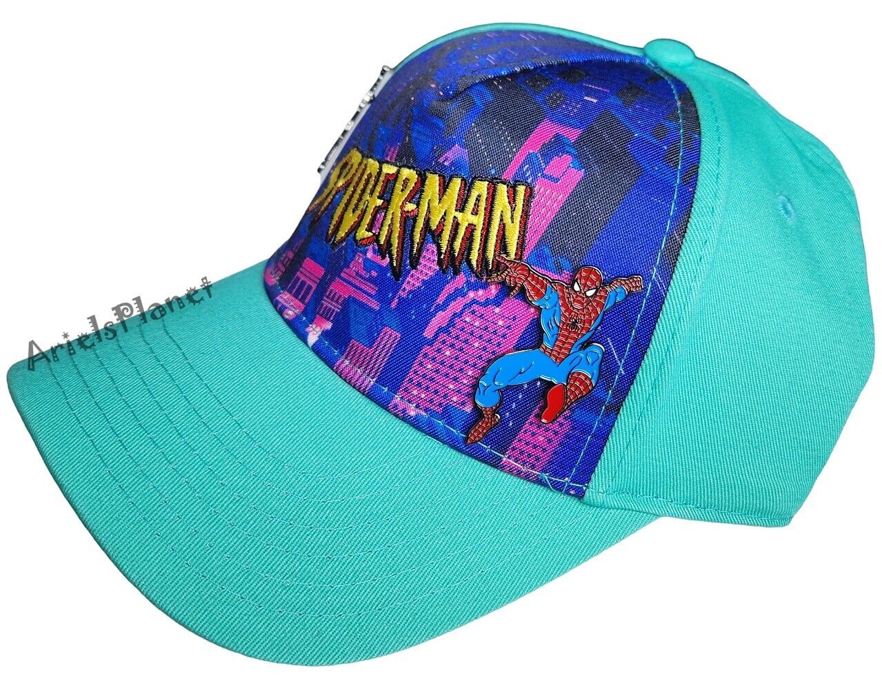 Disney Parks Marvel Spider-Man & Green Gobbler Baseball Cap with Pins for Adults