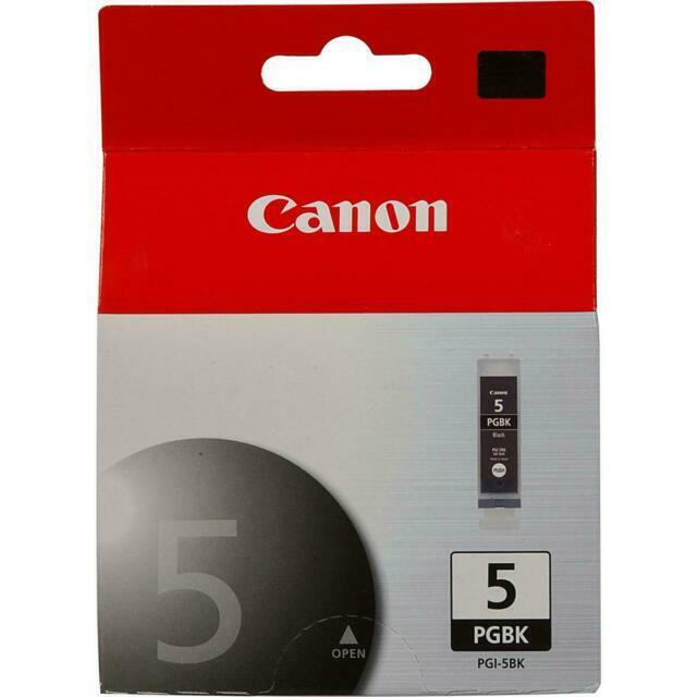 2×Canon PGI-5BK Ink Cartridge - Black (0628B002)