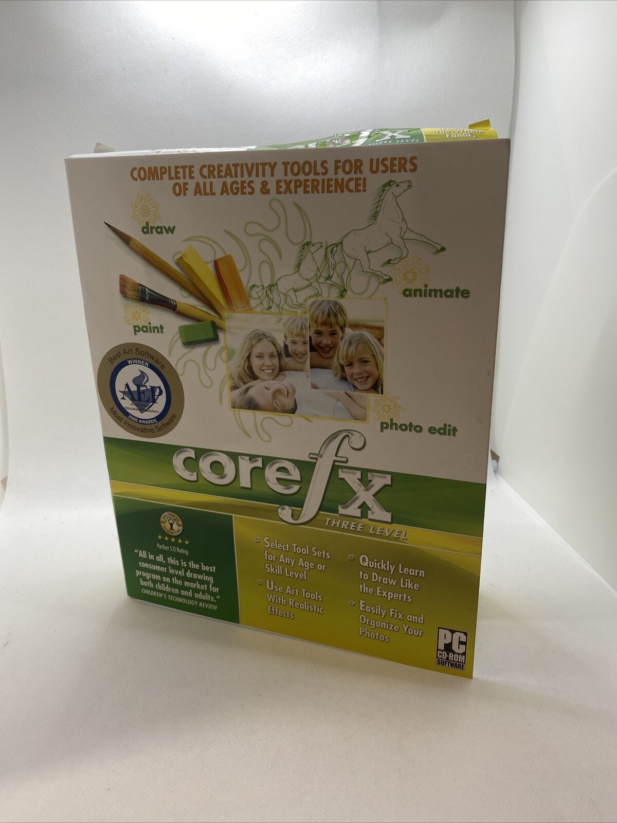 NEW Core Learning CoreFX Three Level  Art Software PC- CD- ROM Software