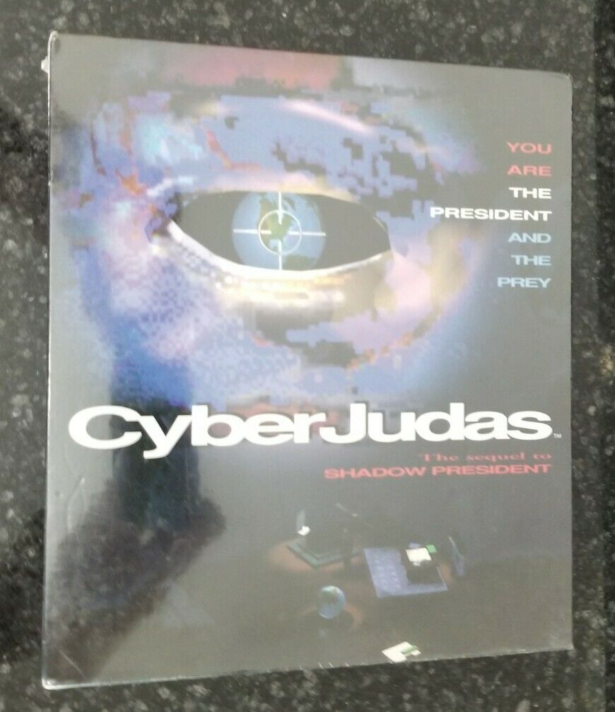 NEW SEALED Vintage Ultra Rare CyberJudas PC Big Box Collectors Video Game