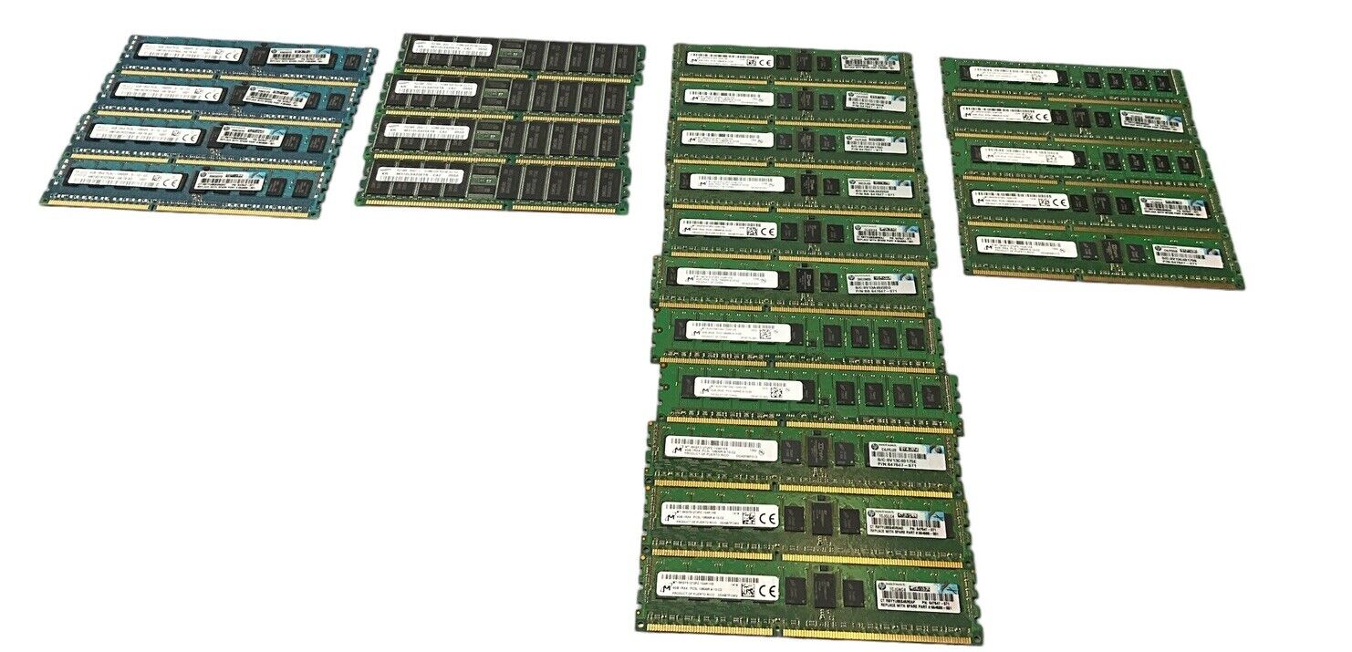 Micron/Samsung/SK HYNIX 4GB 1Rx4 PC3L-10600R-9 SERVER Memory DIMM  X24