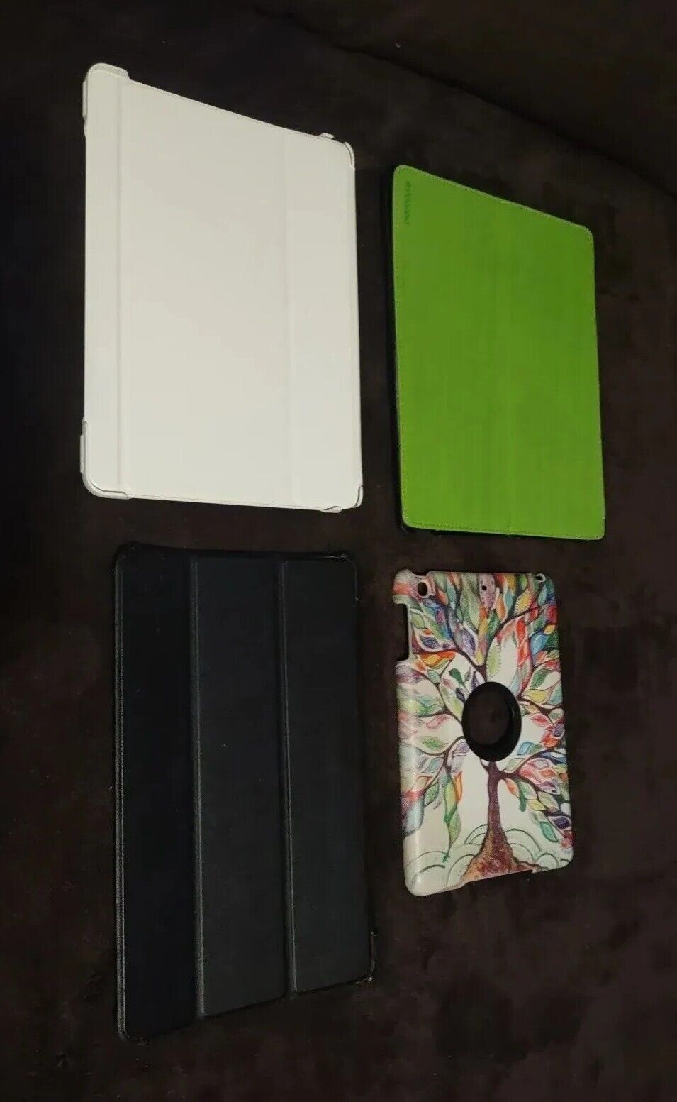 Lot of 4 Mixed Protective Cover Cases for varipus Notes, Tablets, Readers, IPADs
