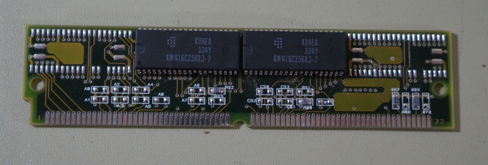Samsung KMM532256AWP-7 SIMM RAM , 72-Pin, 512K