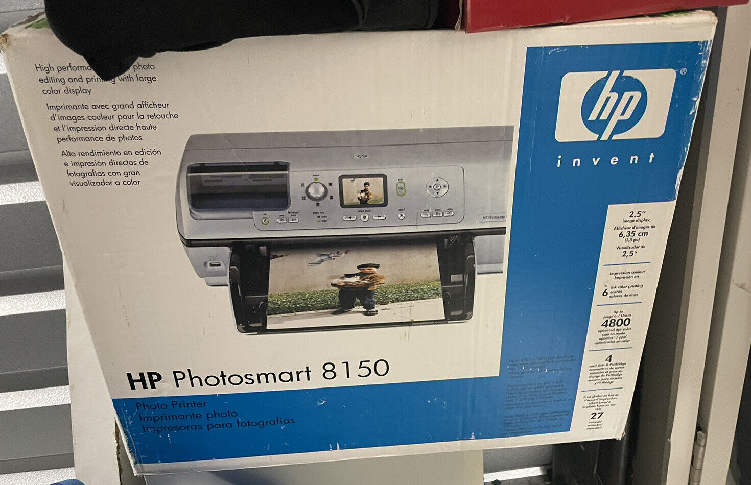 HP PhotoSmart 8150 Inkjet Printer Brand New In Factory Box NEVER USED