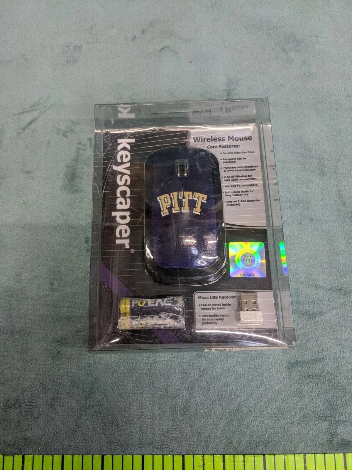 Pitt Pittsburgh Panthers Wireless Optical Mouse 2.4G Windows / Mac College NCAA