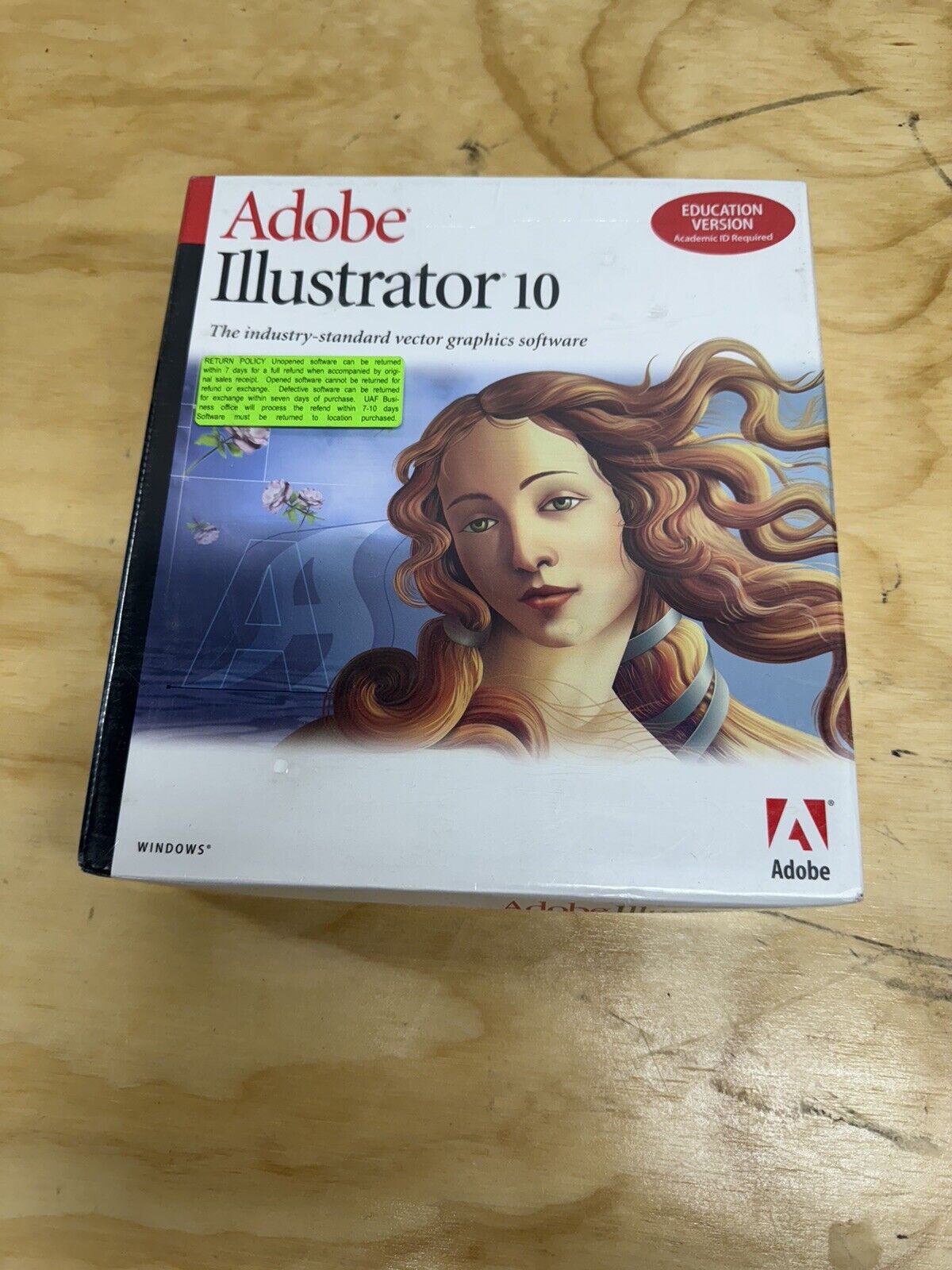 Adobe Illustrator 10 Macintosh Education Version Computer Software Serial Number
