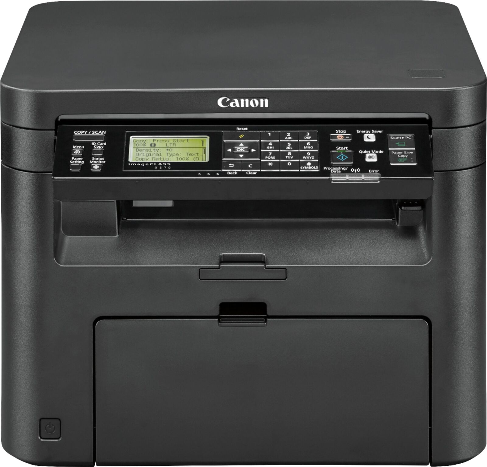Canon - imageCLASS D570 Wireless Black-and-White All-In-One Laser Printer - B...