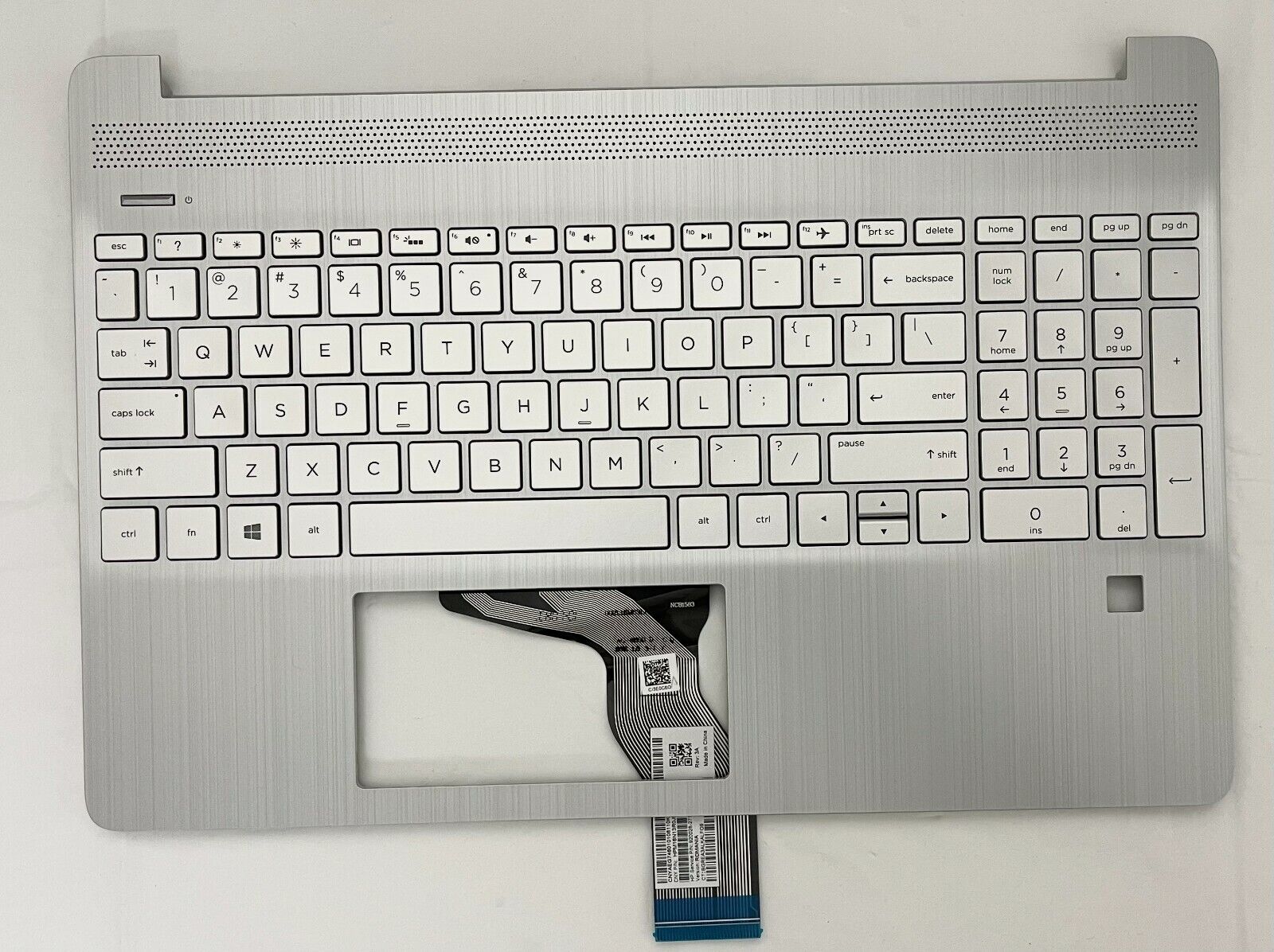 New HP 15-EF 15-DY 15S-EQ 15-EF0023DX Palmrest Keyboard L63579-001 W Backlit US