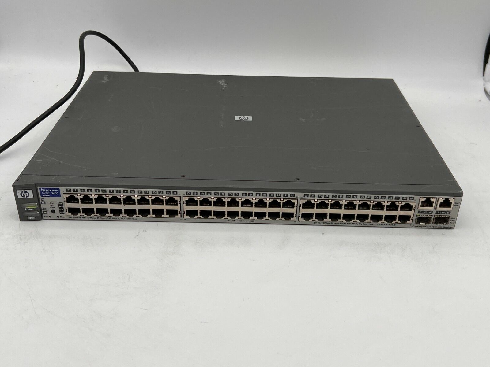 HP Procurve 2650 switch Model J4899A 48 Port 10/100 Switch