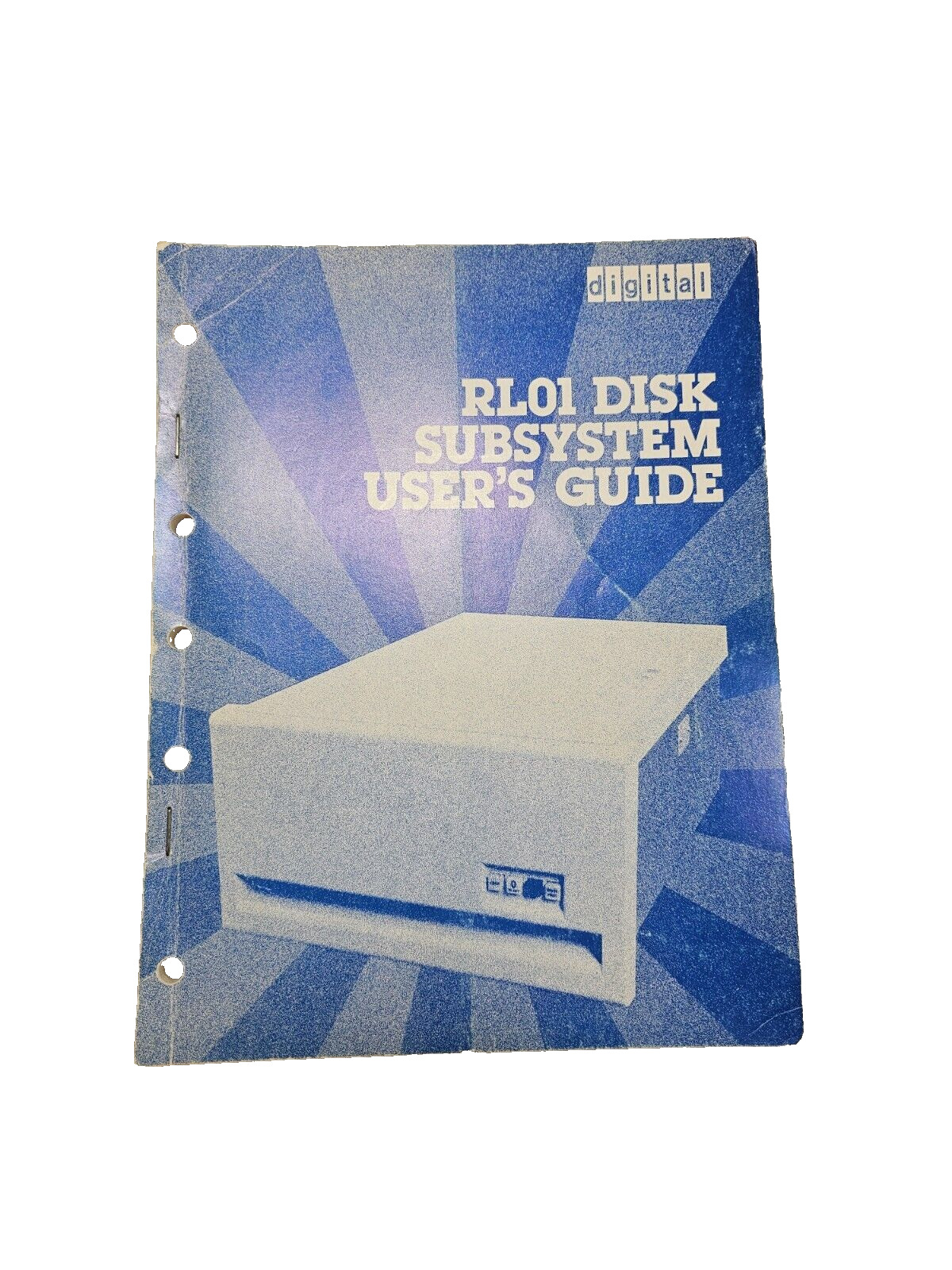 Vintage 1978 Digital Equipment DEC RL01 Disk Subsystem User\'s Guide 2nd Edition