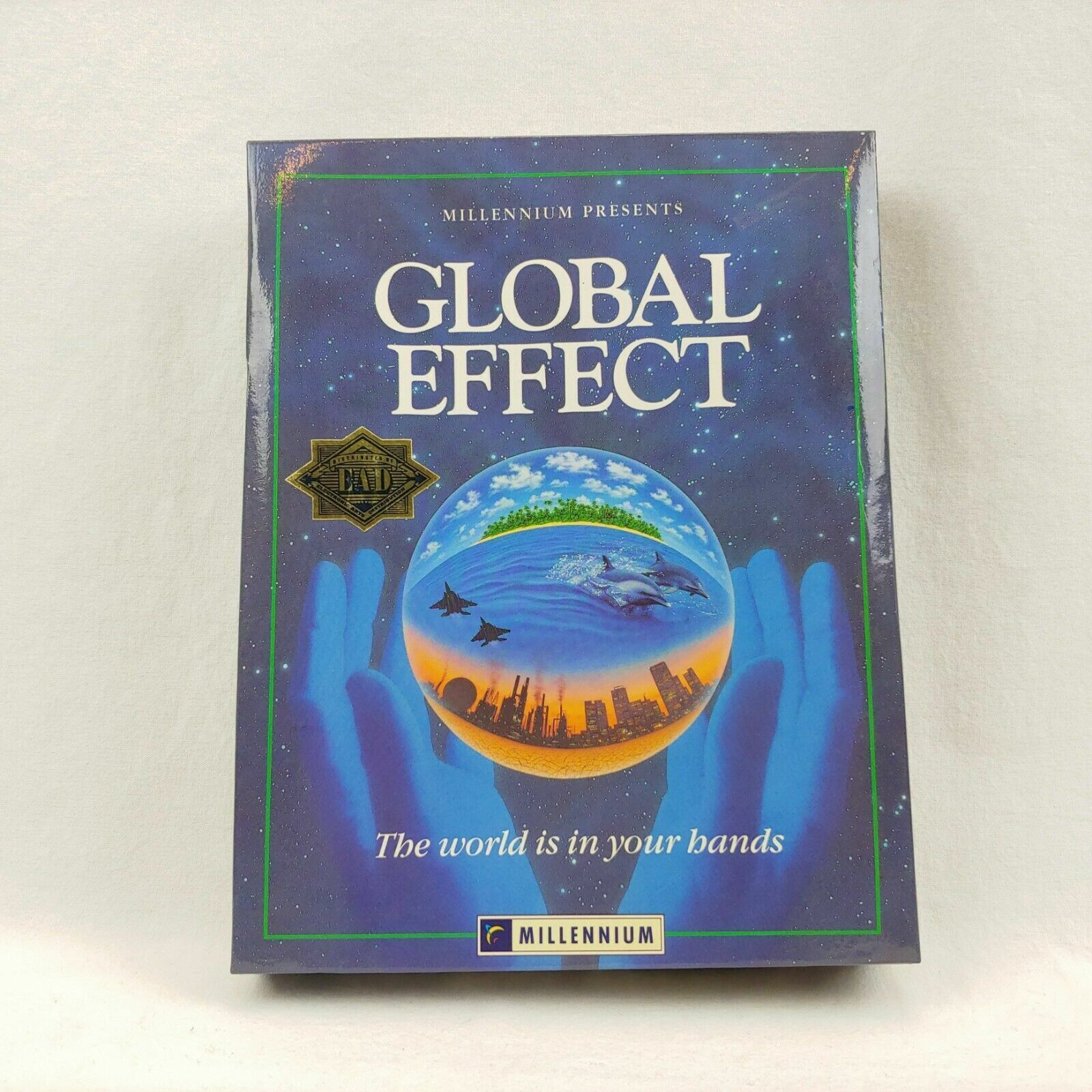 Commodore Amiga GLOBAL EFFECT Computer Game by Millennium