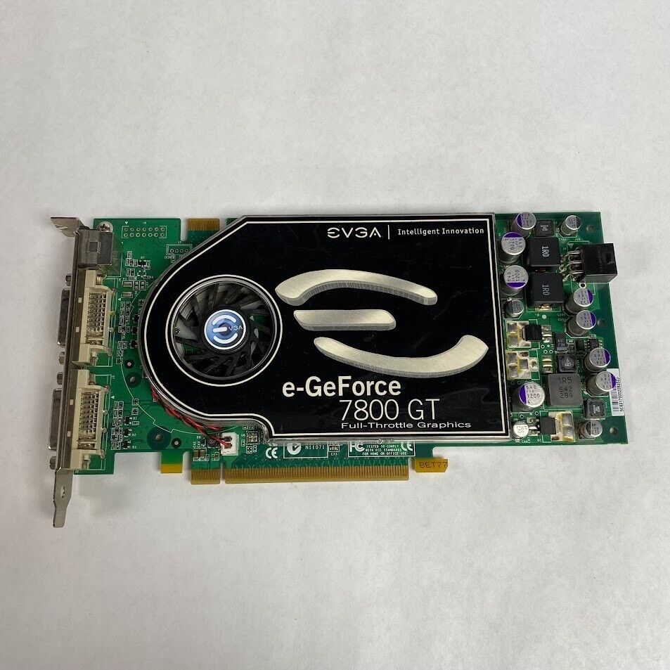 EVGA e-GeForce 7800 GT Video Card 256-P2-N516