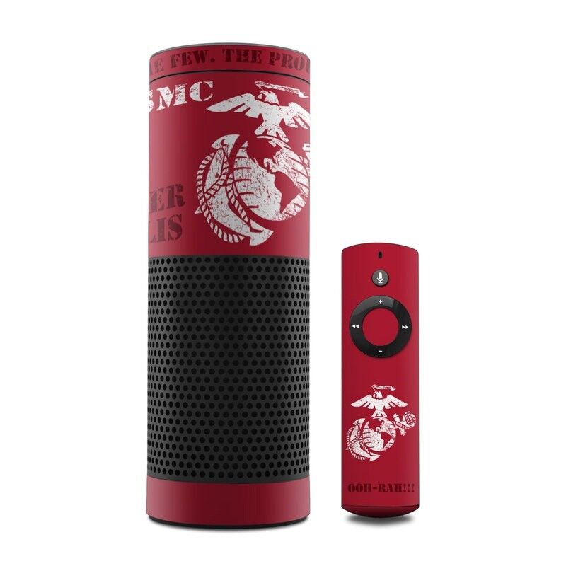 Amazon Echo Skin Kit - Semper Fi by US Marine Corps - Sticker Decal