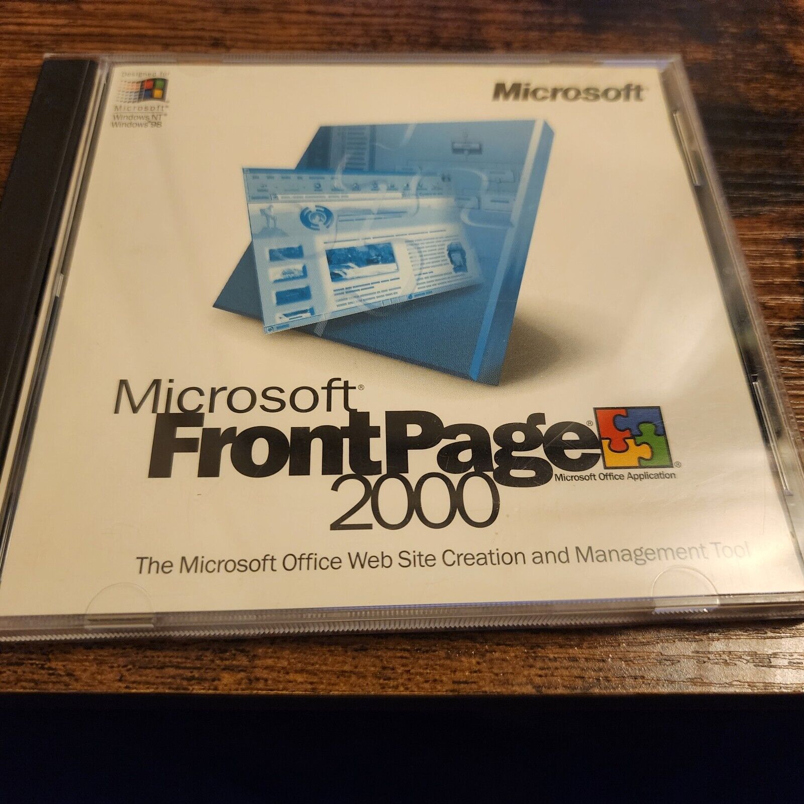 Microsoft FrontPage 2000 CD-ROM w/ Product Key