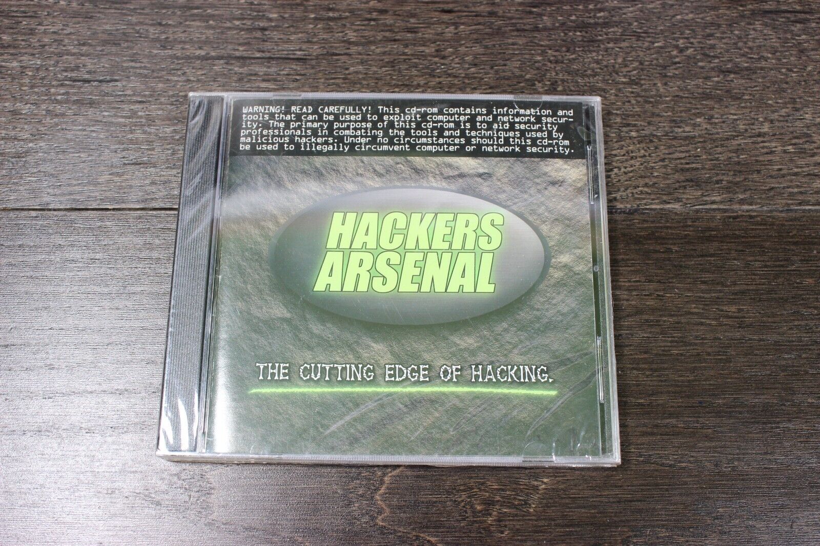 2002 2003 Hackers Arsenal The Cutting Edge Of Hacking CDROM For Windows 95/98