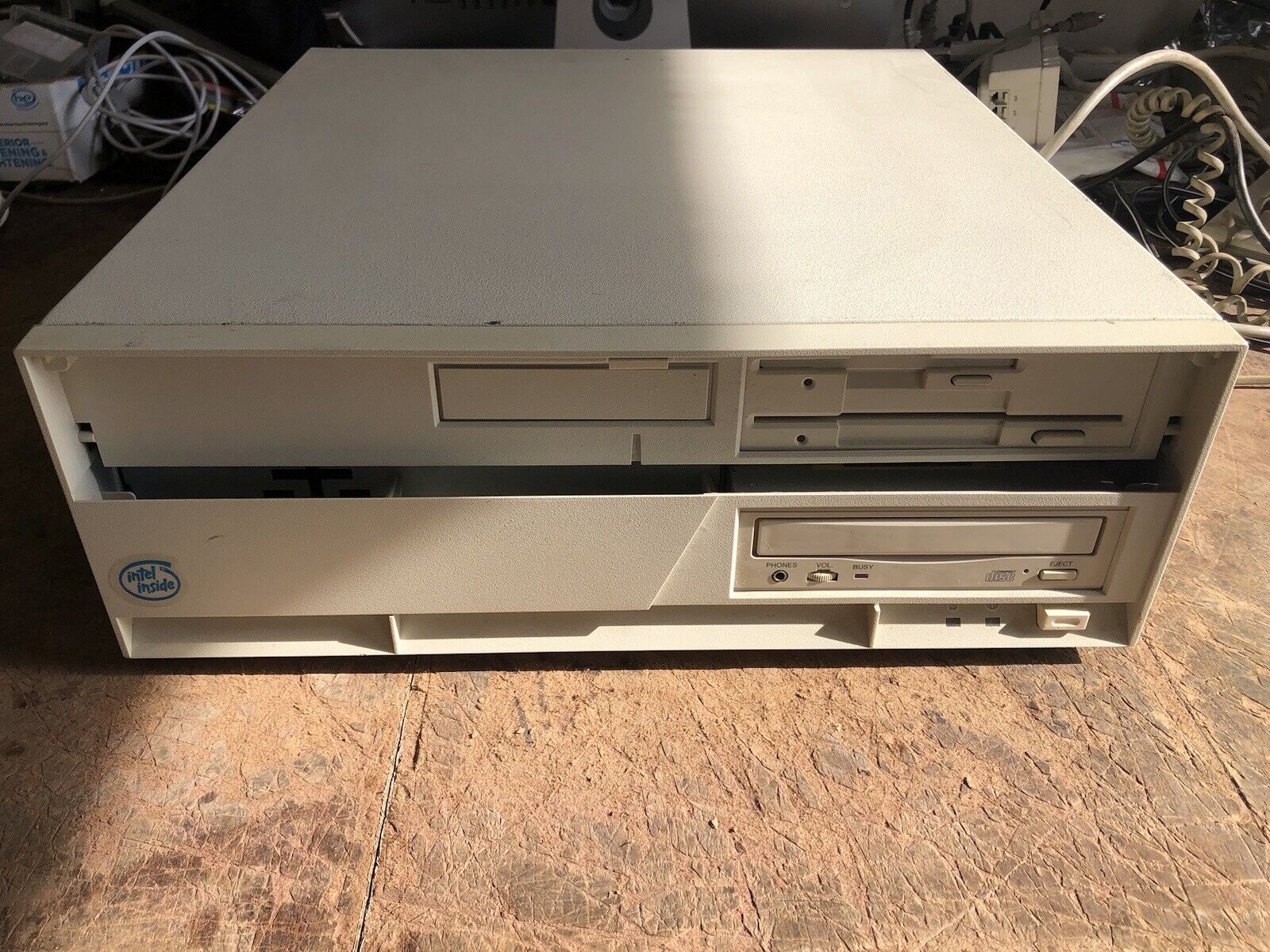 VINTAGE IBM 87C MACHINE TYPE 2155 DESKTOP COMPUTER 
