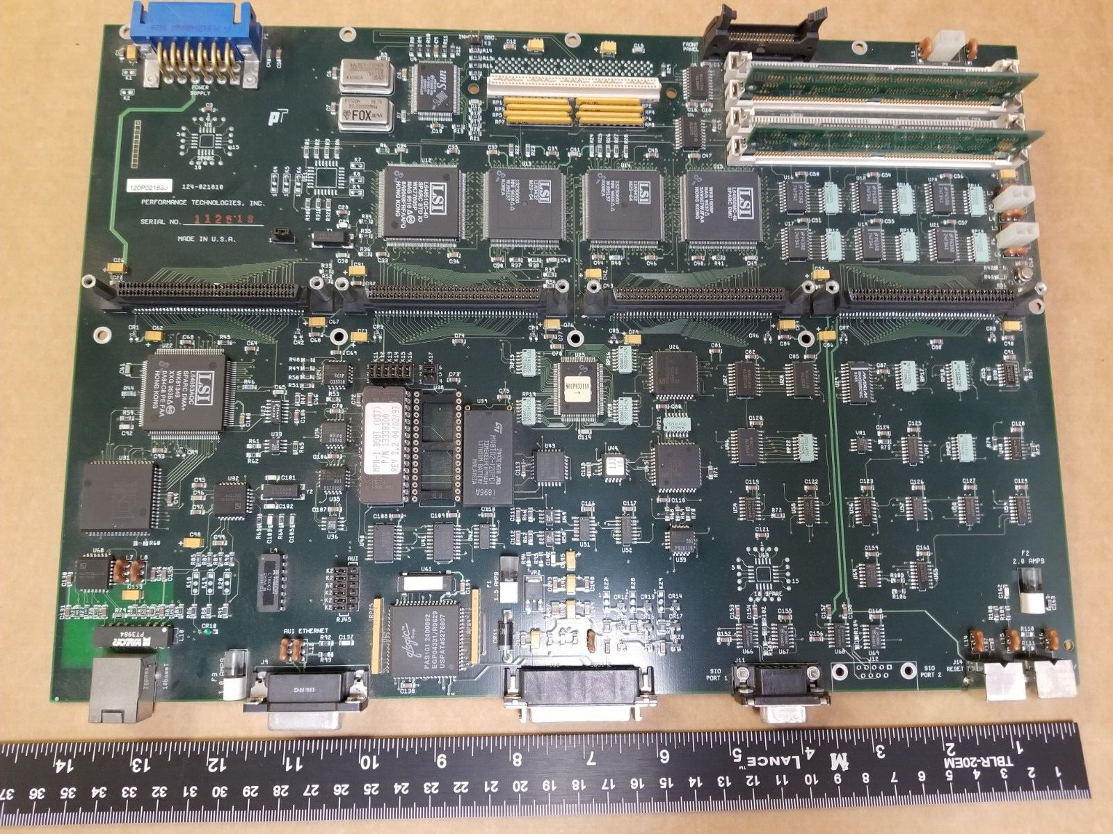 RARE Cray Performance tech Vintage Super Computer Circuit Board PCB untested #2