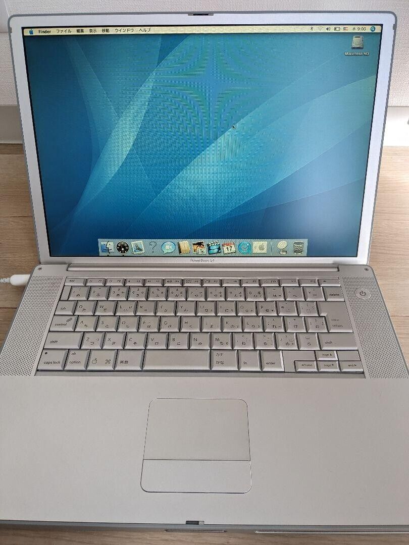 Apple Mac Powerbook G4 15 HDD 80GB RAM 512MB