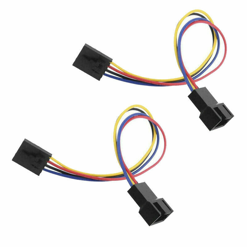2pack 5Pin to 4Pin Standard PC Fan Adapter for Dell