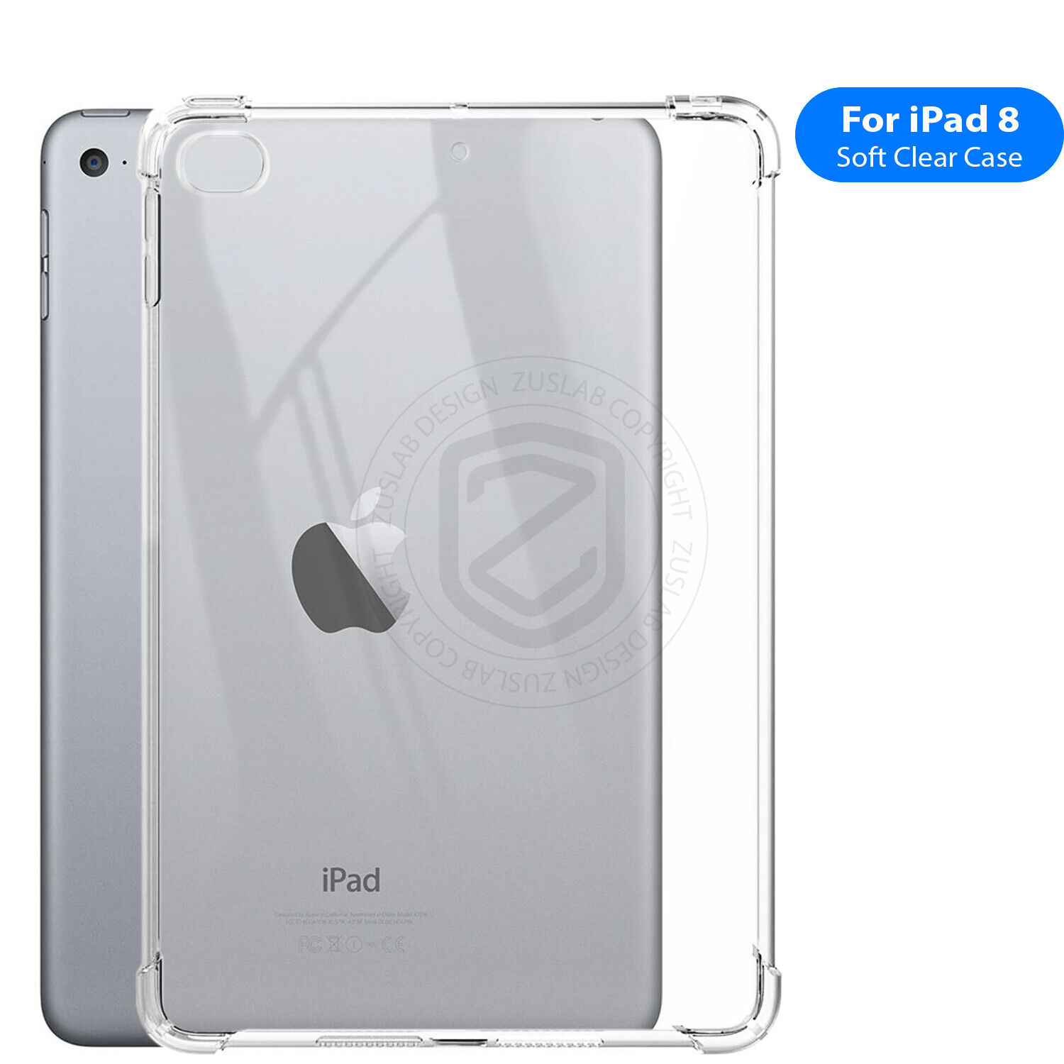 For Apple iPad 10 9 8 7 6 mini 6 5 Air 4 Pro 3 2 1 Case Clear Slim Shockproof