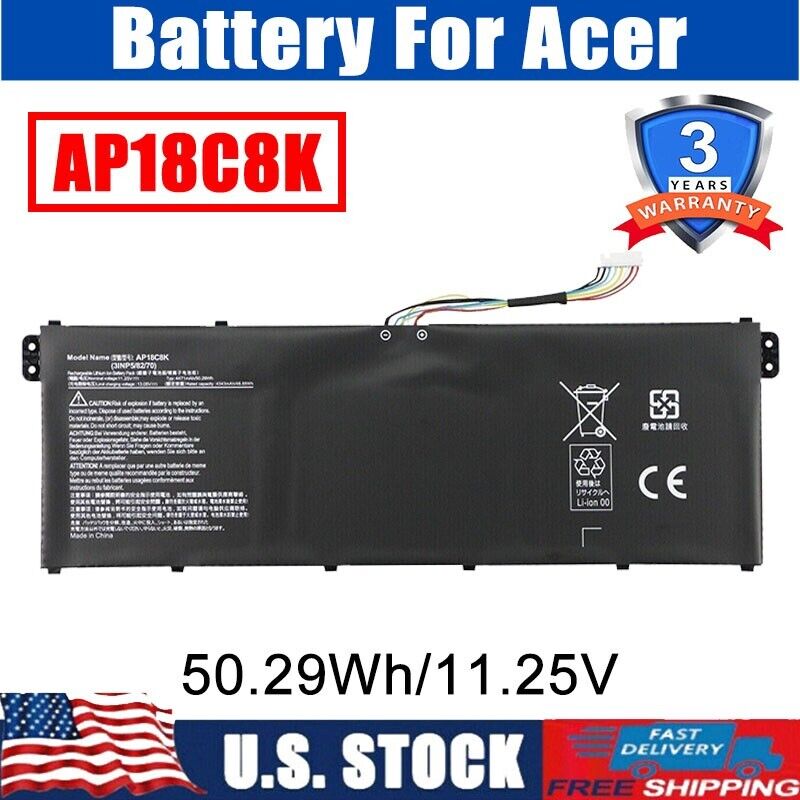 AP18C8K Battery for Acer aspire A515-43-R19l A515-43-R6DE 515-54-59X 3INP5/82/70