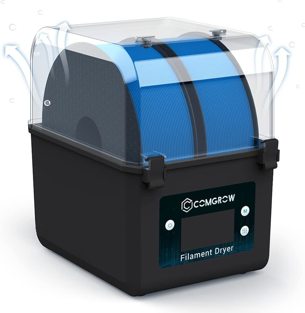 Comgrow Filament Dryer, Upgraded Filament Dry Box, Large-Capacity 3D Filament De