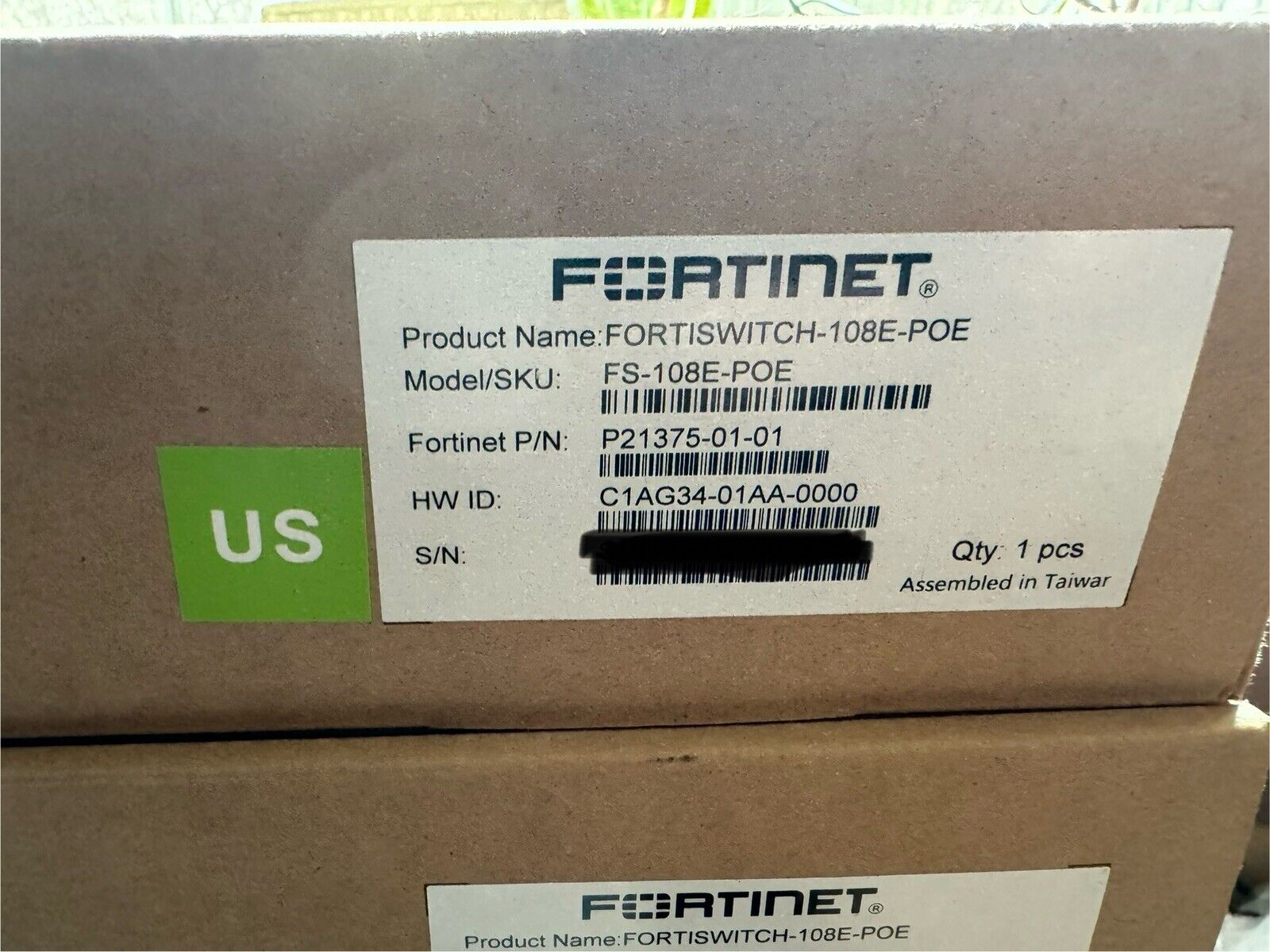 Fortinet - FortiSwitch - FS-108E-POE - New in box Ethernet Switch