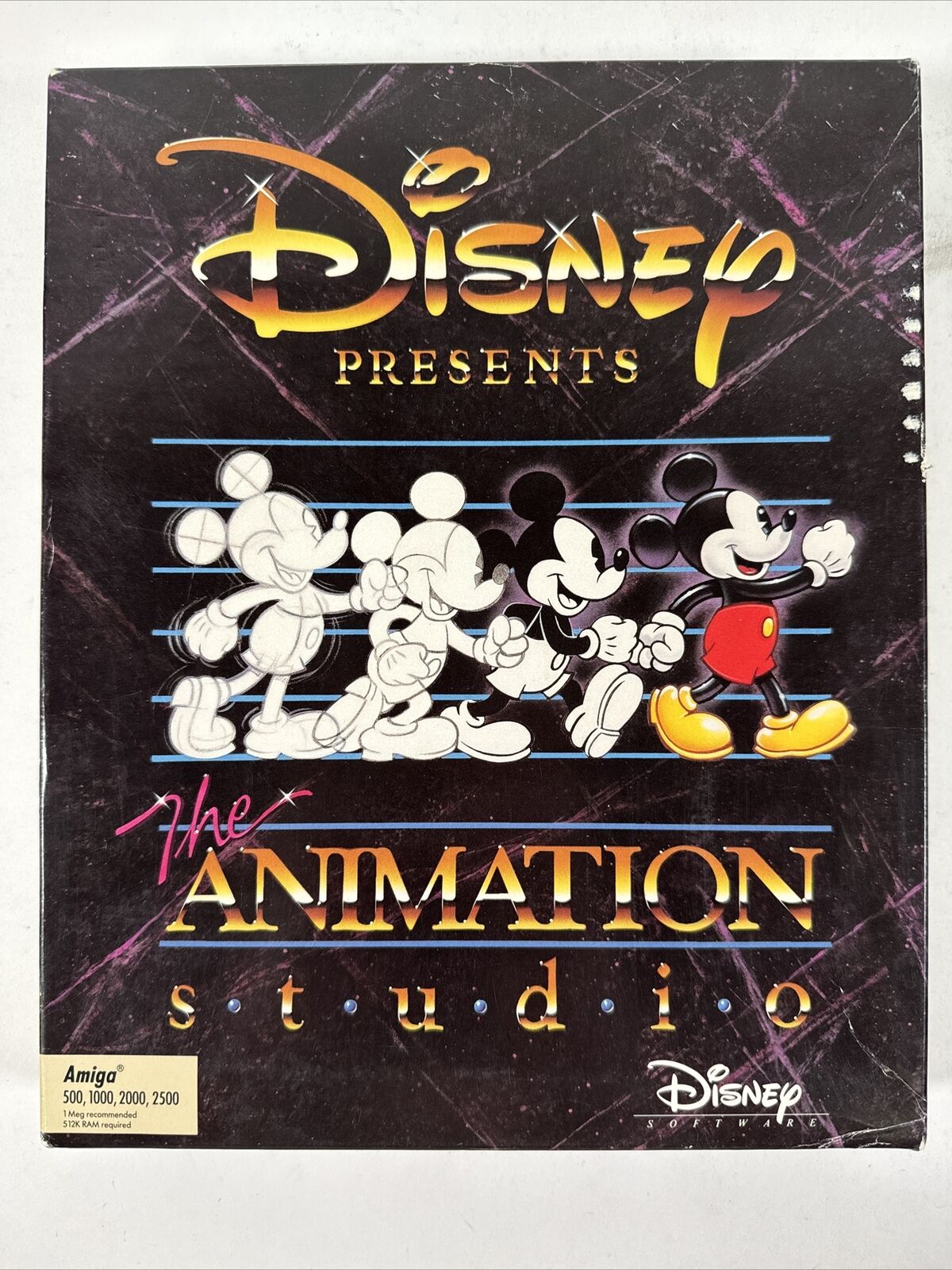 Vintage Disney Presents The Animation Studio Amiga - RARE USED Software