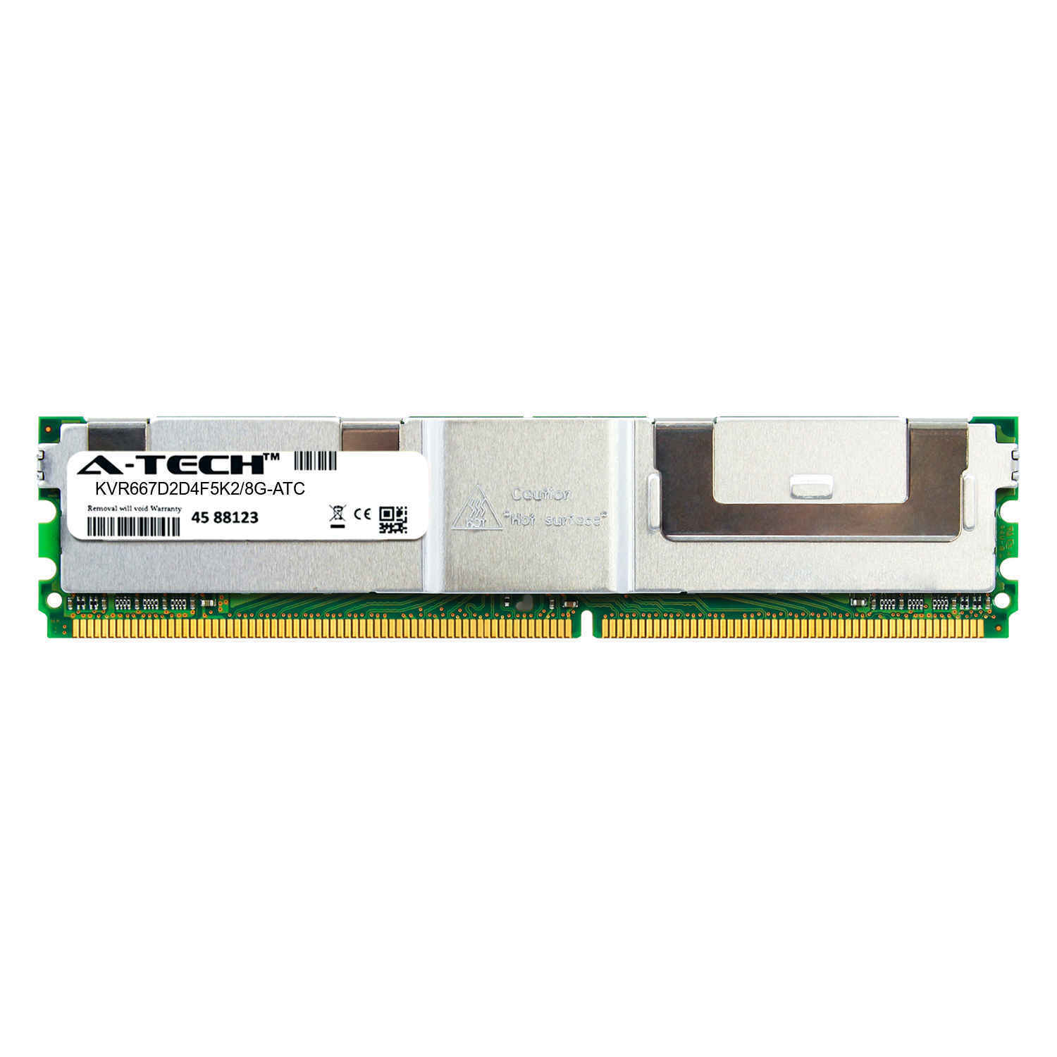 4GB PC2-5300F FBDIMM (Kingston KVR667D2D4F5K2/8G Equivalent) Server Memory RAM
