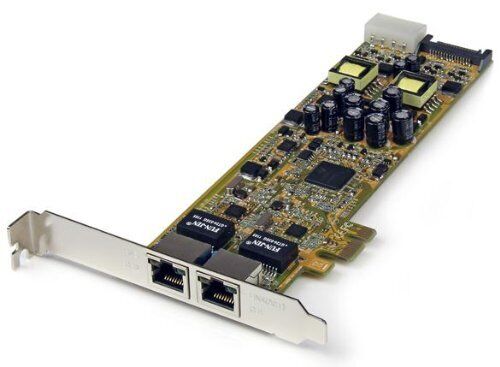 StarTech.com Dual Port PCI Express Gigabit Ethernet PCIe Network Card Adapter -