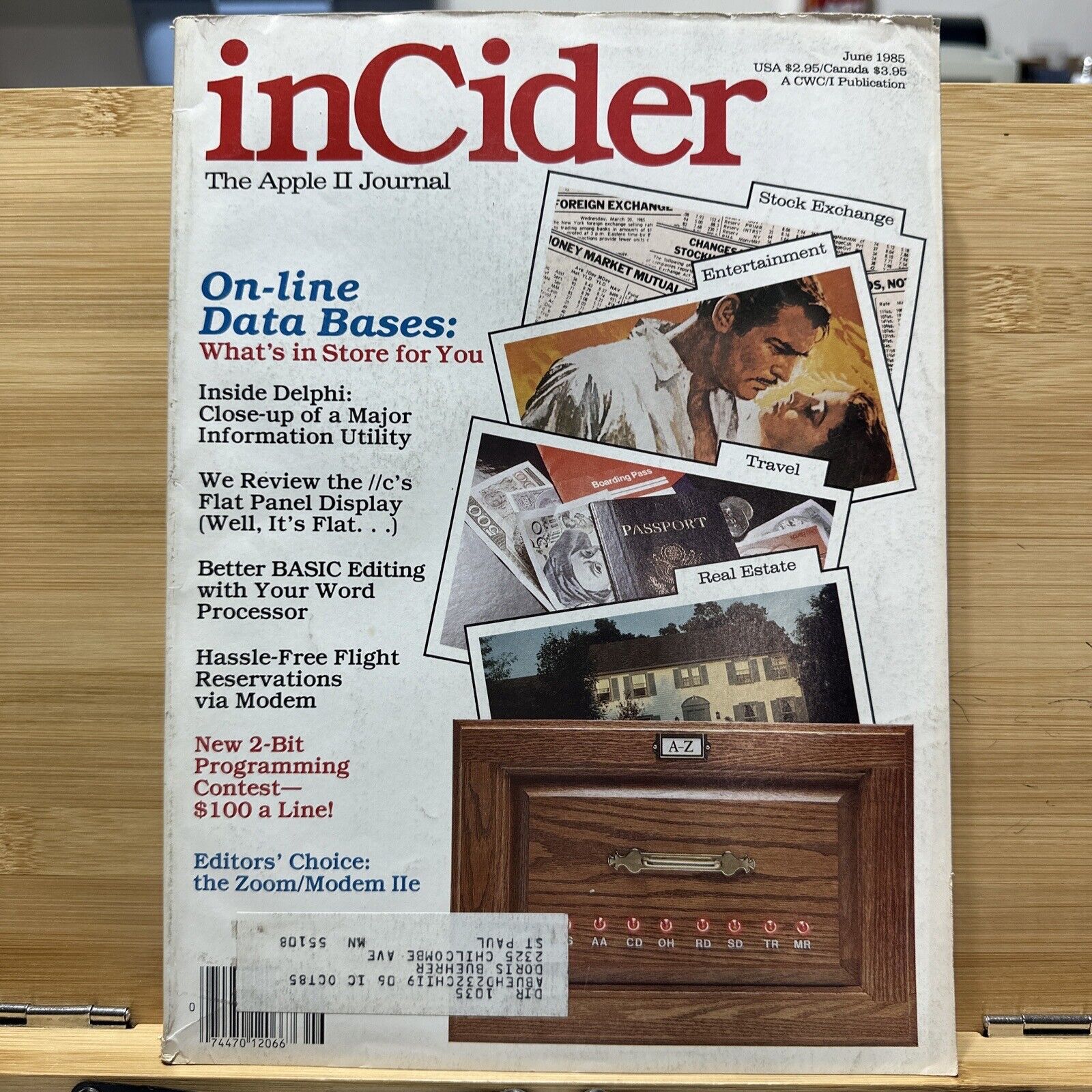 inCider - The Apple ll Journal - Vintage - Lot of 4