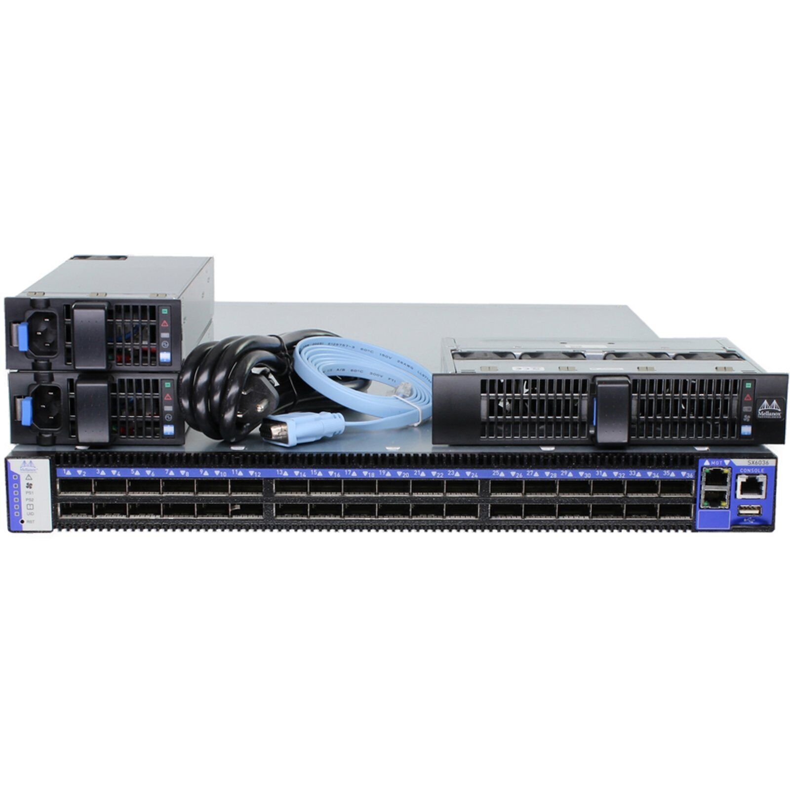 Mellanox SX6036F-1SFS 36P 56Gb/s FDR QSFP+ P2C InfiniBand Switch