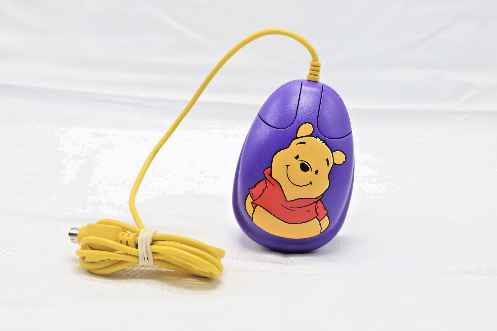 Rare Disney Winnie The Pooh Mouse PS/2 Computer Ball Mouse Vintage Disney