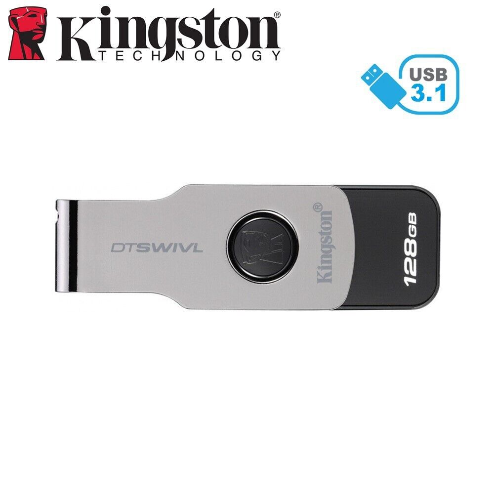 Kingston DT SWIVL USB3.1 Flash Drive Memory Thumb Stick 8GB 16GB 32GB 64GB 128GB