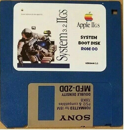 Vintage Apple IIGS System Boot Floppy Disk, Installer Disk Set 6.0.1/6.0.4, Tour
