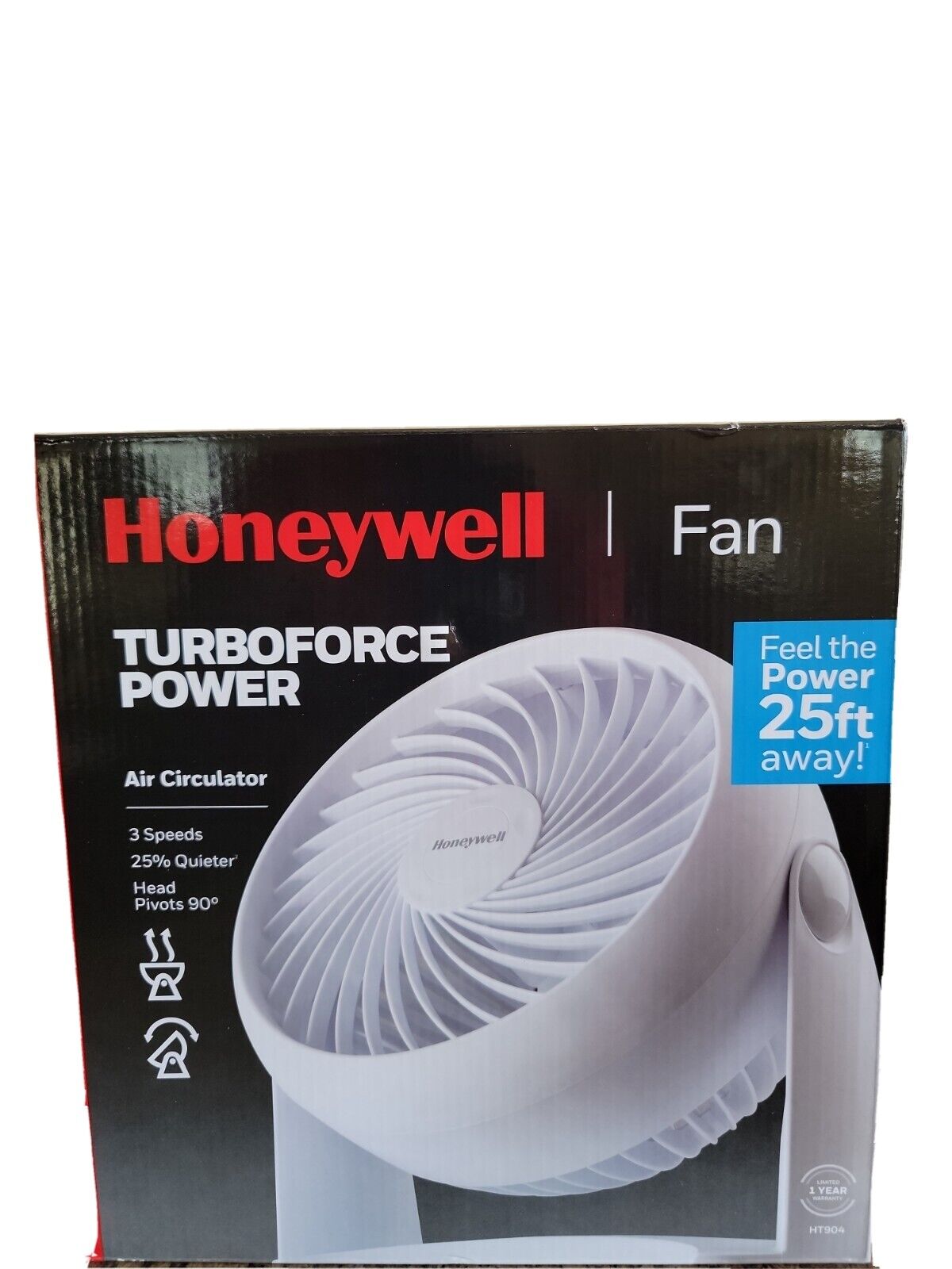 Kaz Inc Honeywell Turboforce Fan CPU Fan, Noise Reducer, Cooling Fan.