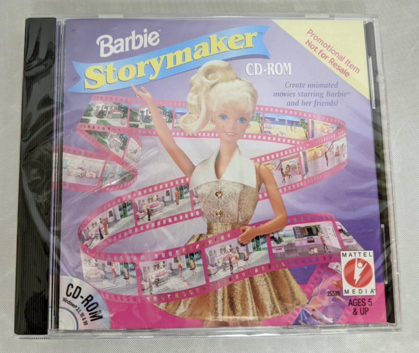NEW Barbie Storymaker - PC Game CD-ROM 1999 Vintage Educational Promo Mattel
