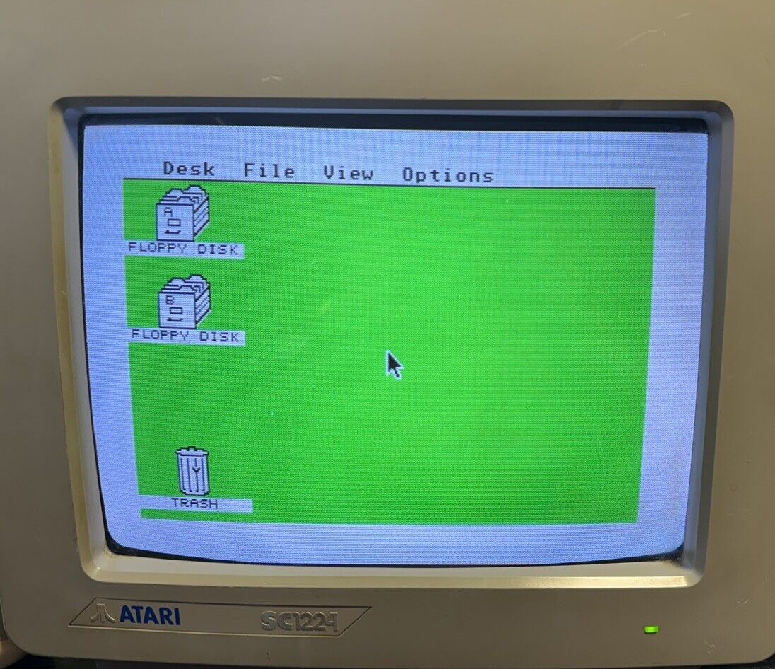 Atari 12” SC 1224 Color RGB Monitor @15kHz w/Cable for ST / STE Computers -Works