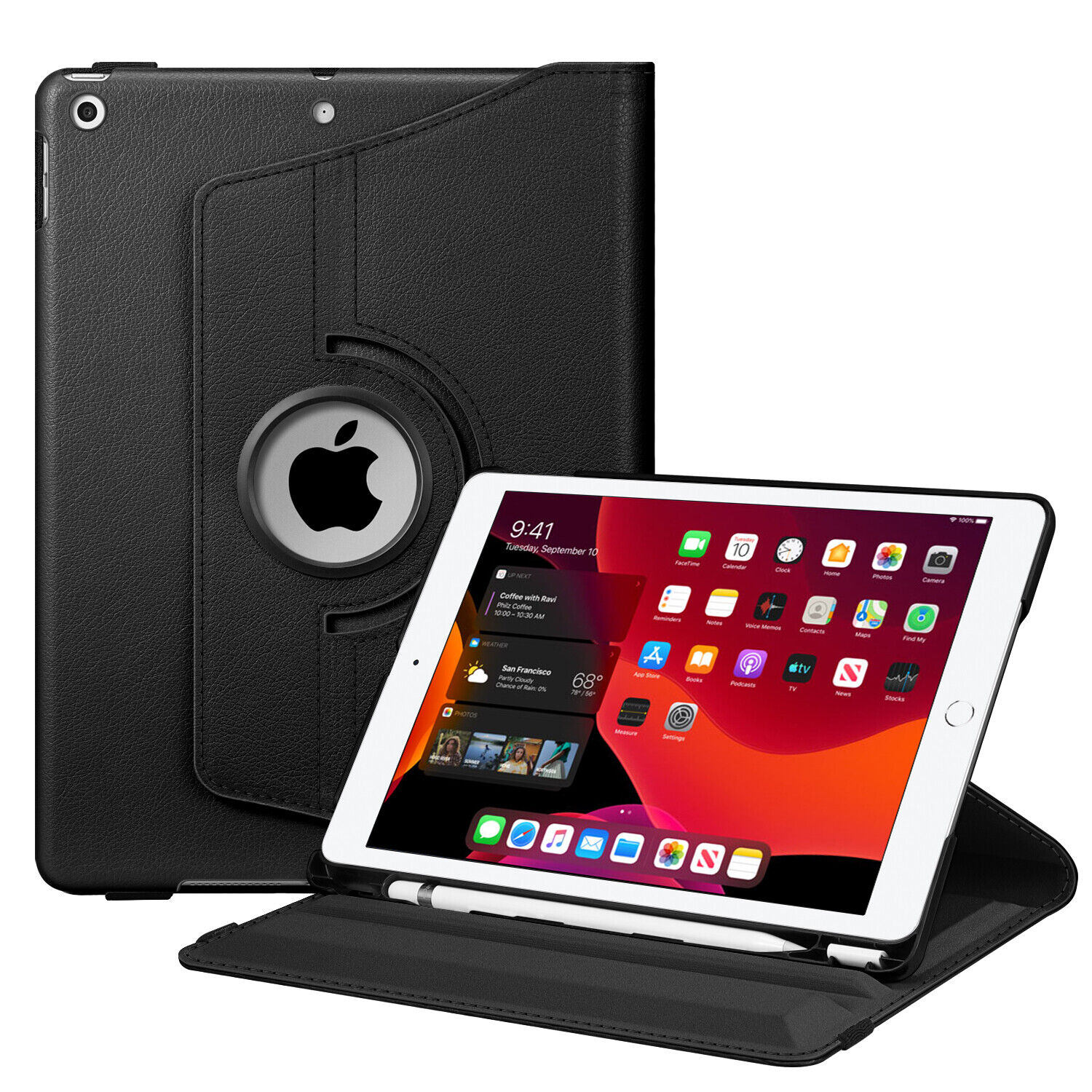360 Degree Rotating Case Stand Cover for Apple iPad 9th/iPad Pro 11 /12.9 2022