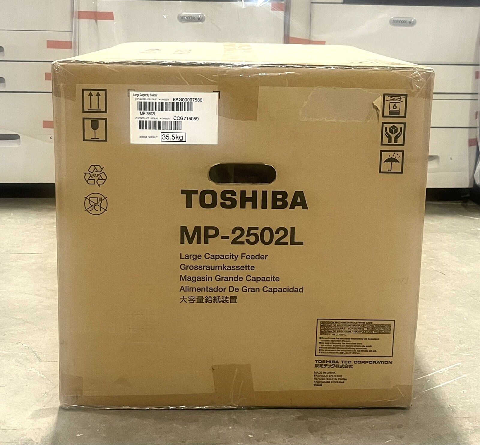 Toshiba Large Capacity Feeder MP-2502L (CAG00007580) (CCG715059) Genuine New