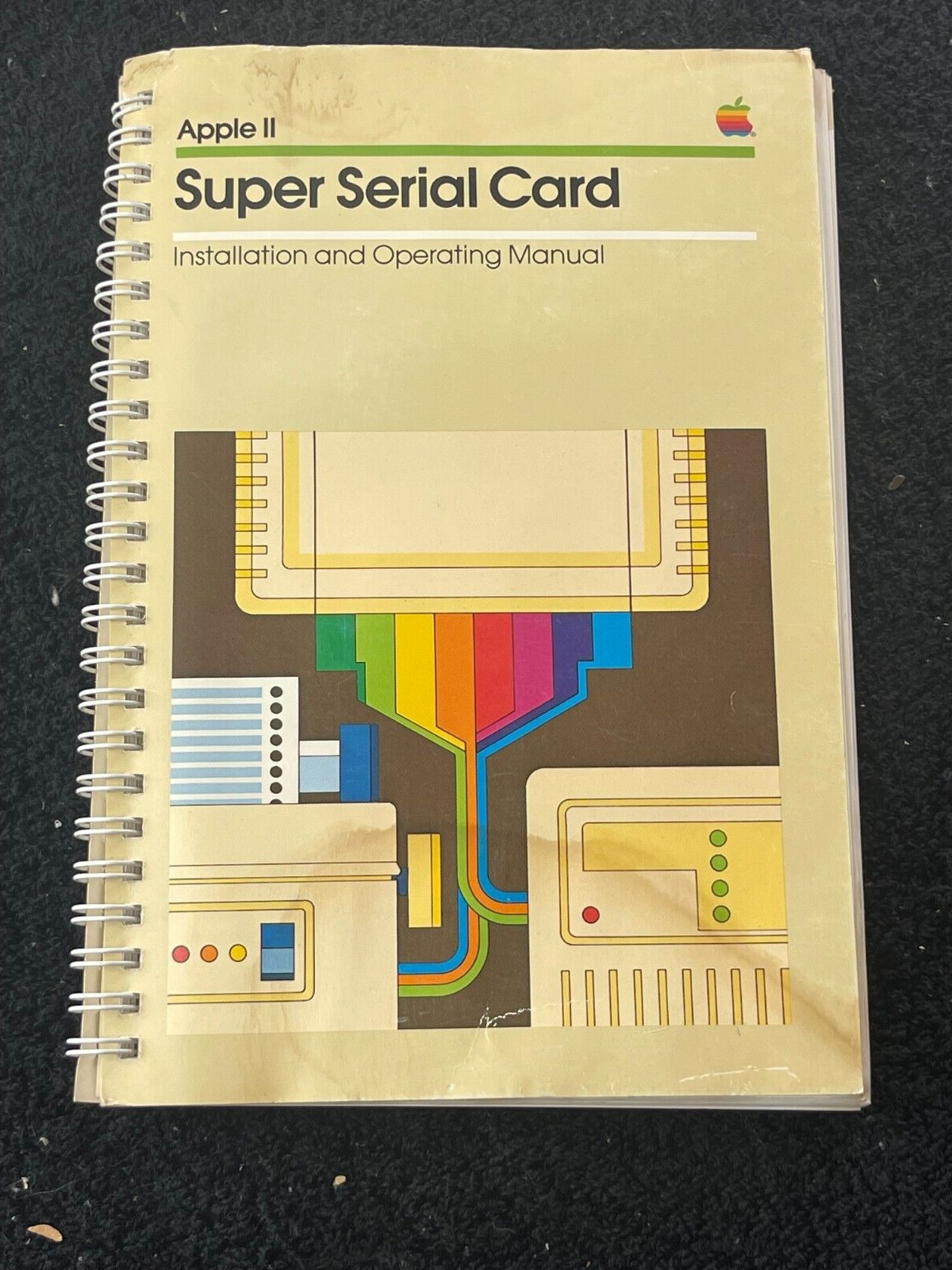 Apple II Super Serial Card Instruction and Operating Manual with Reference Card