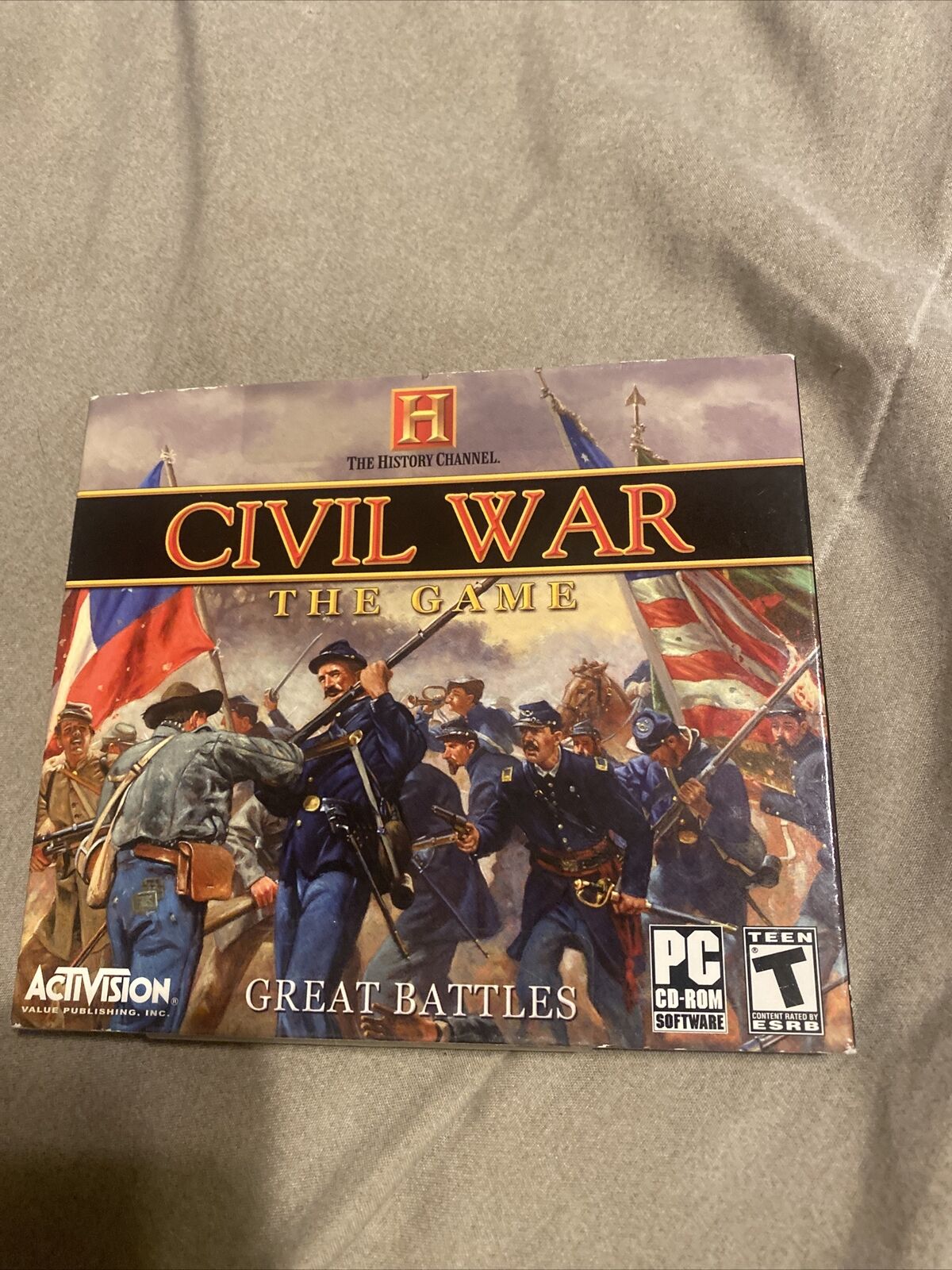 The History Channel CIVIL WAR THE GAME Great Battles PC 2002 Activision