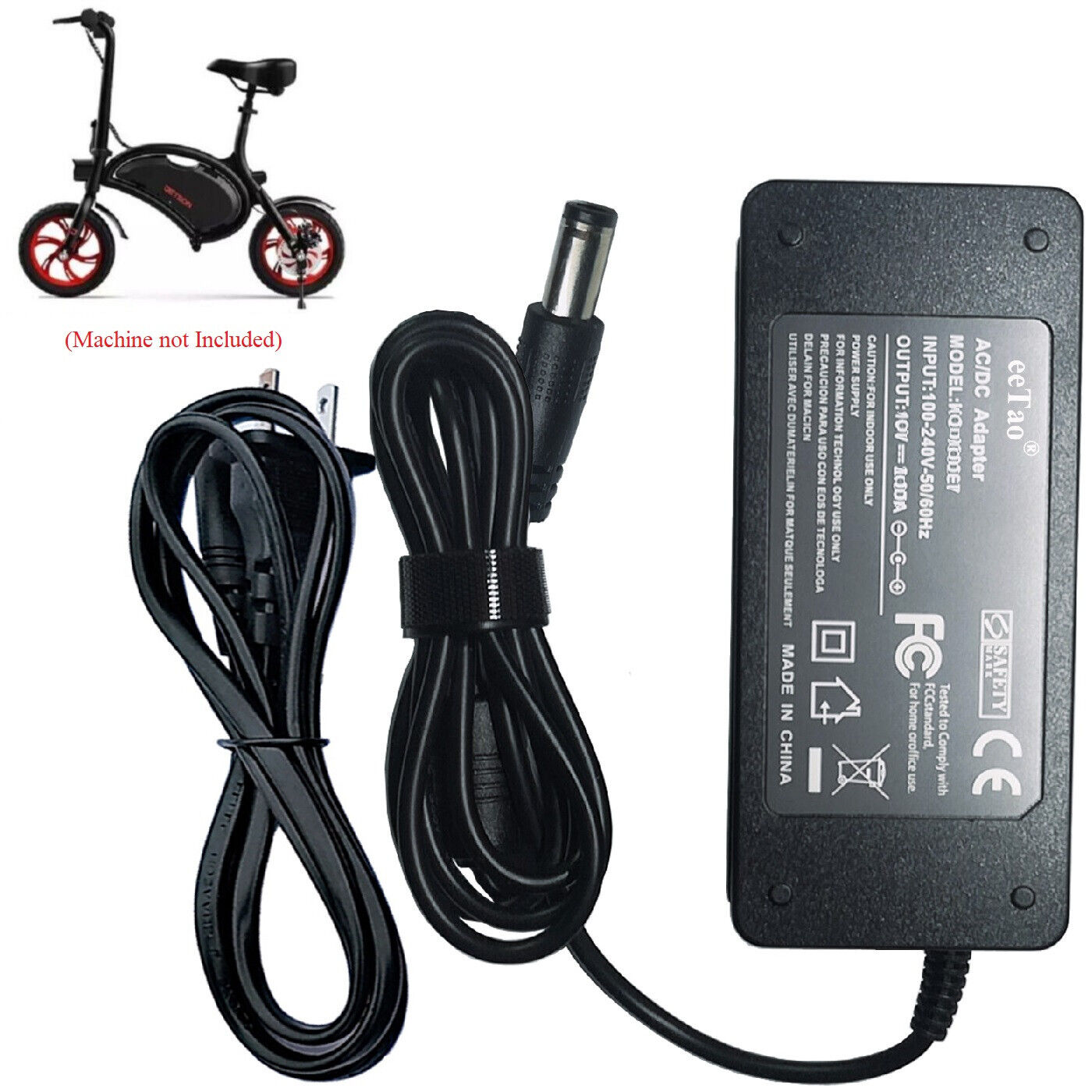 42V AC Power Adapter For Jetson Bolt/Bolt Pro/Adve/Bolt up Electric Bike Scooter