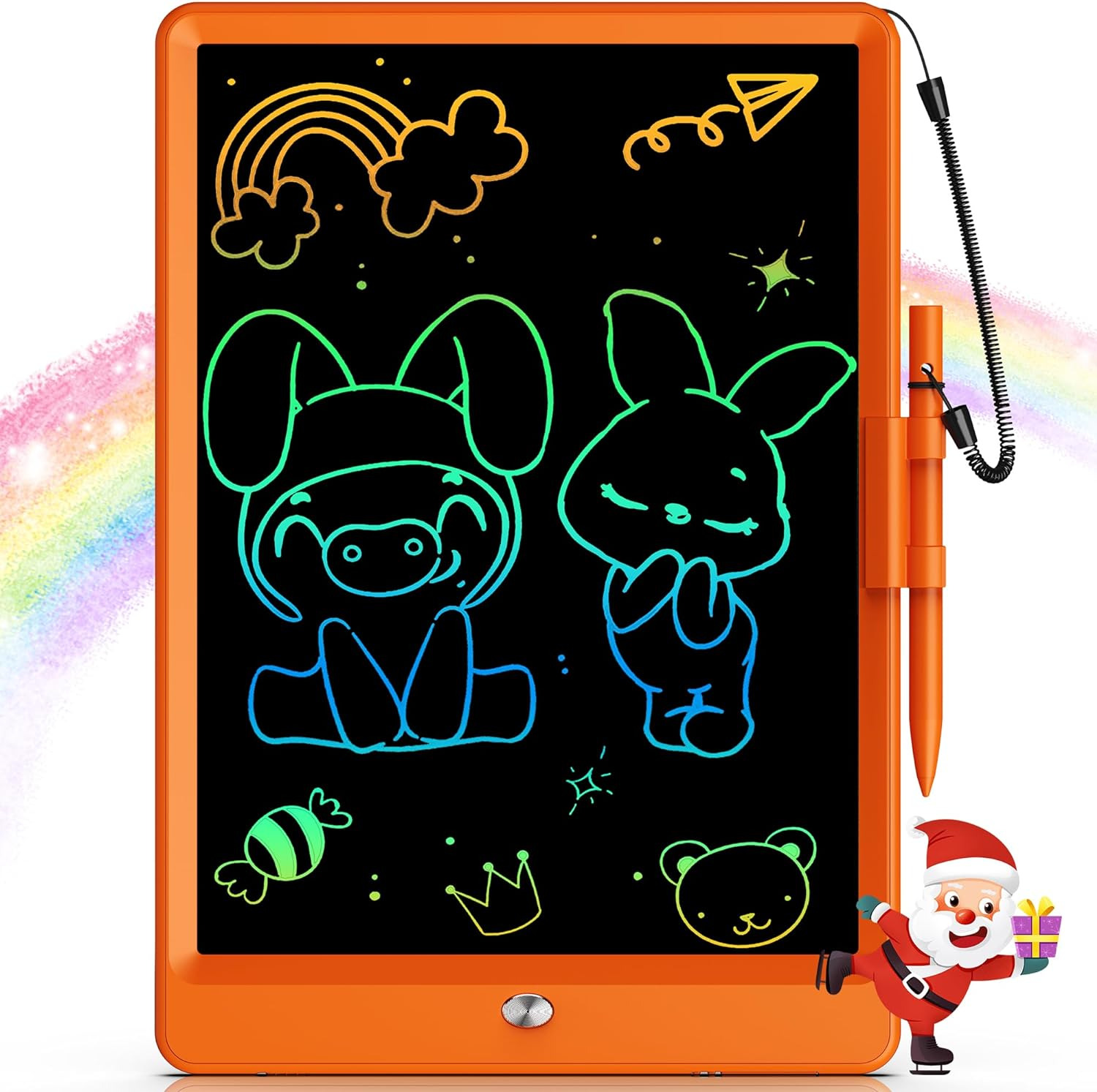 Bravokids LCD Writing Tablet for 3-8 Year Olds - 10 Inch Doodle Board Electronic