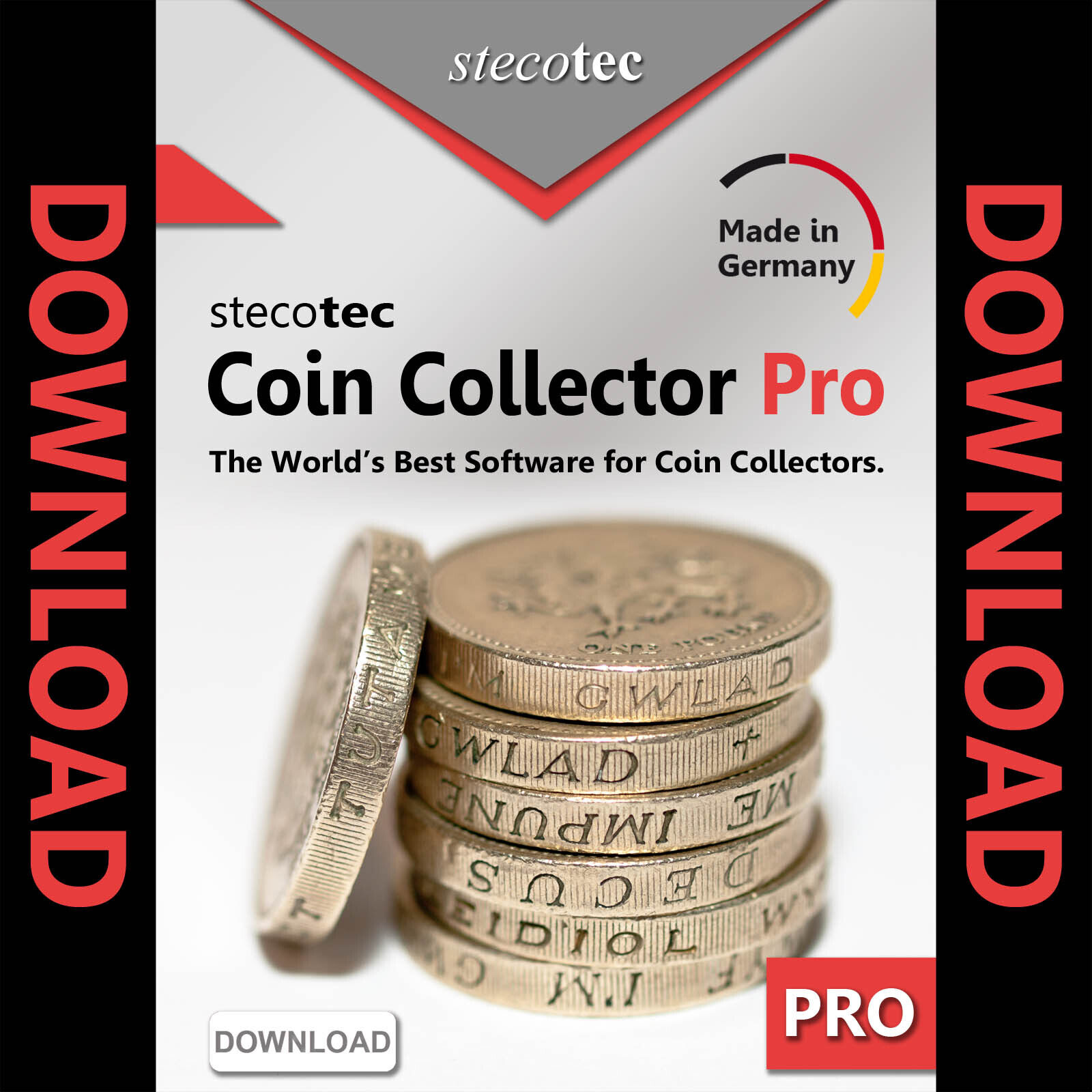 Stecotec Coin Collector Pro - Inventory Software / Program Collecting Collection