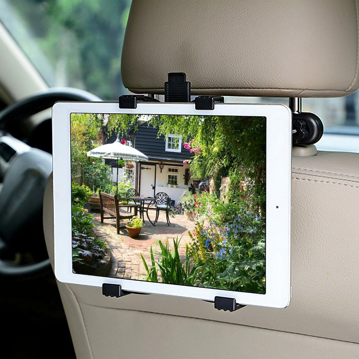 Car Back Seat Headrest Holder Mount for iPad Tablet Phone Samsung Universal