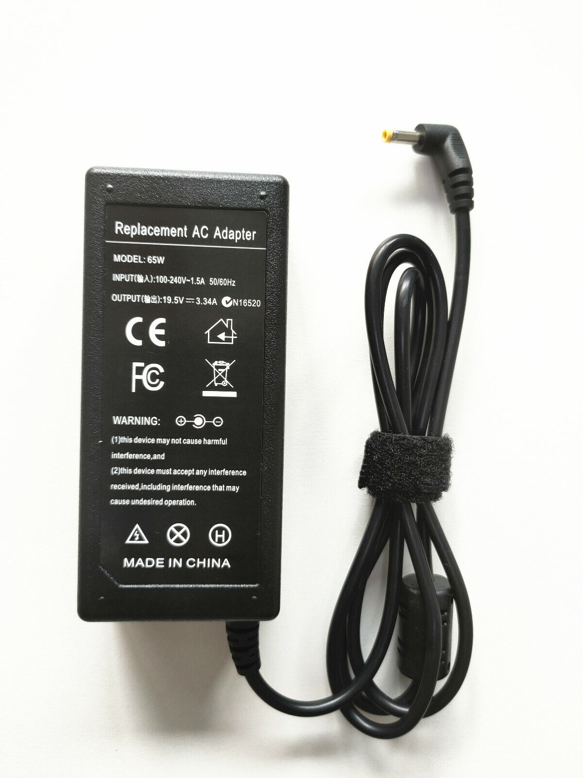 2pcs 65W Adapter Charger Cord Power Supply for Lenovo Laptop 4.0*1.7mm