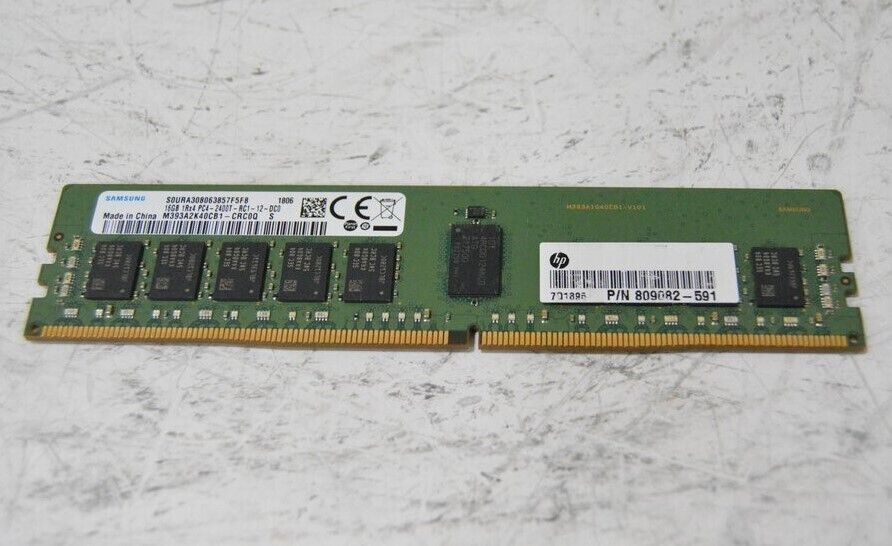 Samsung hp 809082-591 M393A2K40CB1-CRC0Q 16GB Server Memory PC4 DDR4 RAM